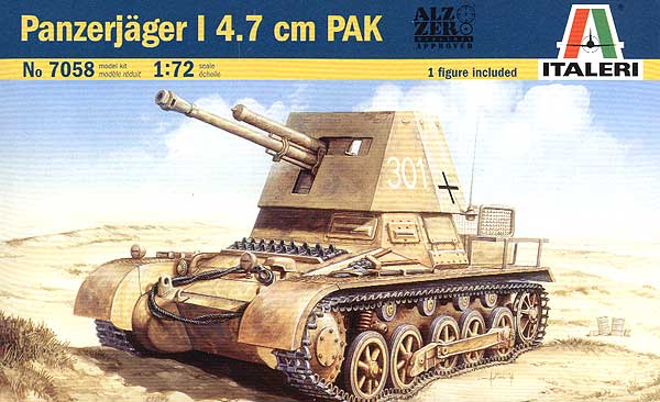 I 4,7cm Pak Panzerjager Italeri 1:72