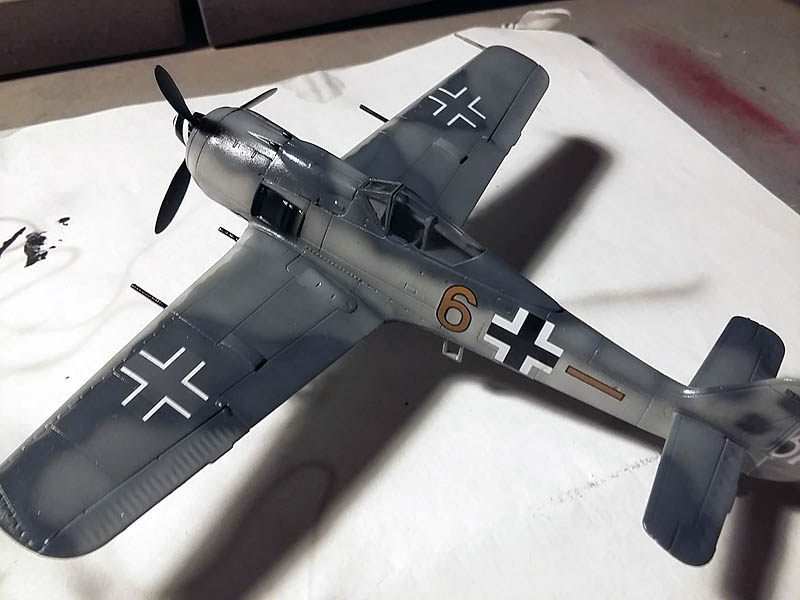 Maqueta 1/72 Avión Alemán Focke Wulf FW190 D-9 Kit para montar Tamiya New Model 