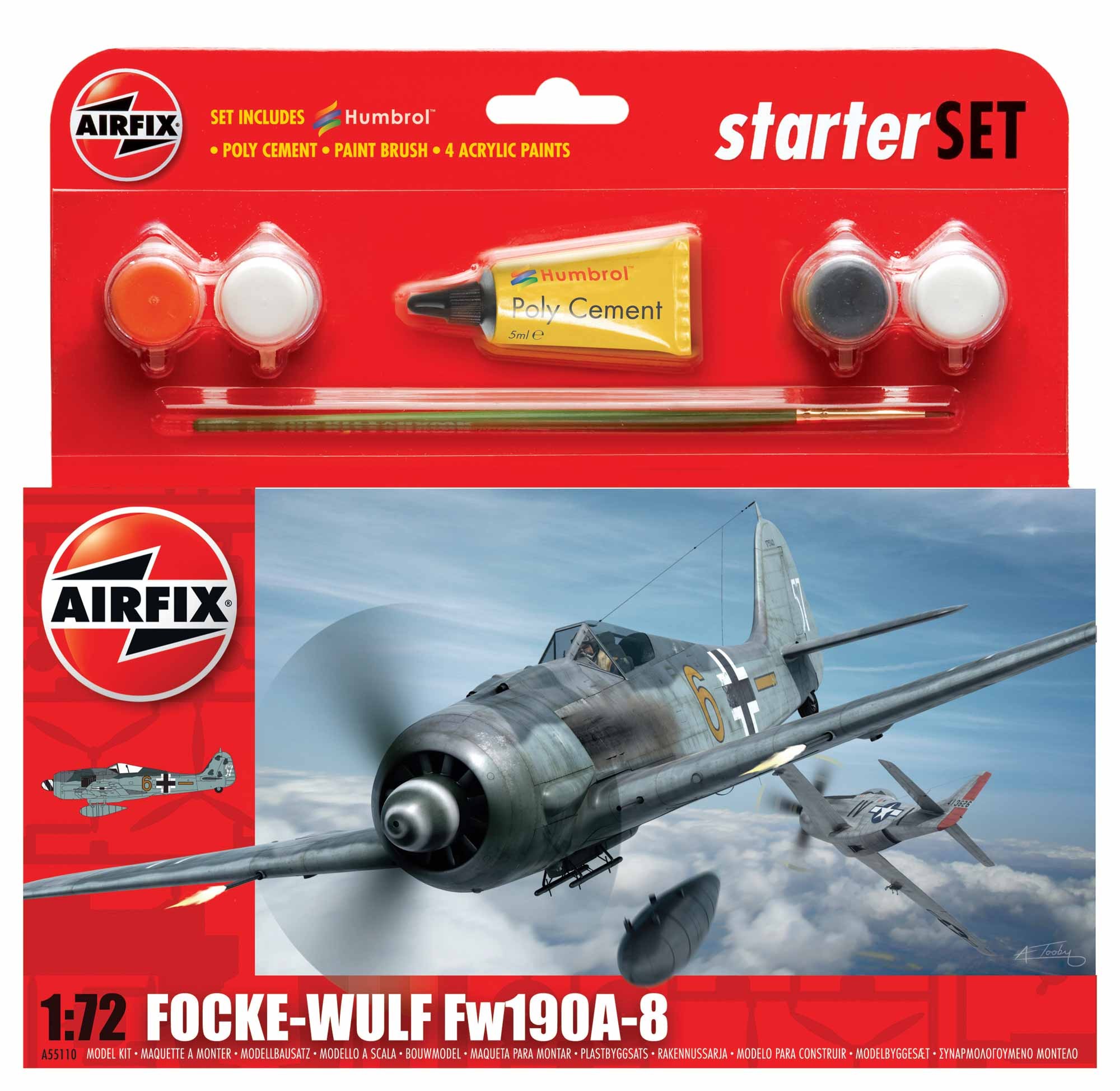 Focke Wulf FW 109 A-8 Airfix Starter Set 1:72
